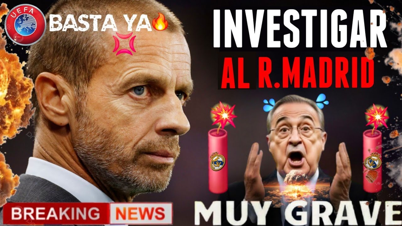 🔥 SANCÍON al RMADRID de la UEFA 🔥 por INFORME contra el BARÇA 💥 BOMBAZO 🔥