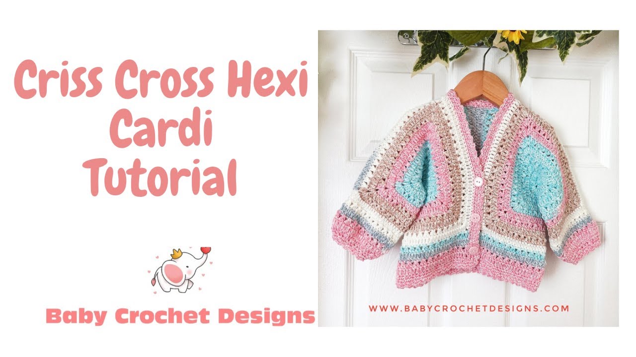 Criss Cross Hexagon Cardigan Crochet Tutorial