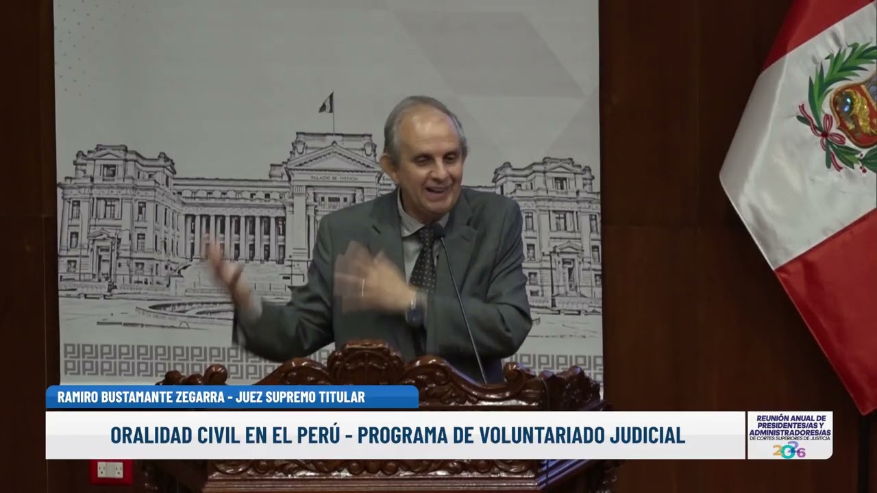 RAMIRO BUSTAMANTE ZEGARRA - JUEZ SUPREMO TITULAR Y CONSEJERO EJECUTIVO DEL PODER JUDICIAL