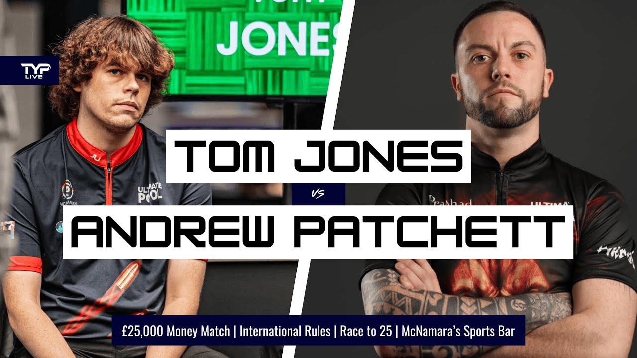 Tom Jones v Andrew Patchett | £25,000 Money Match | International Rules | McNamara's Sports Bar