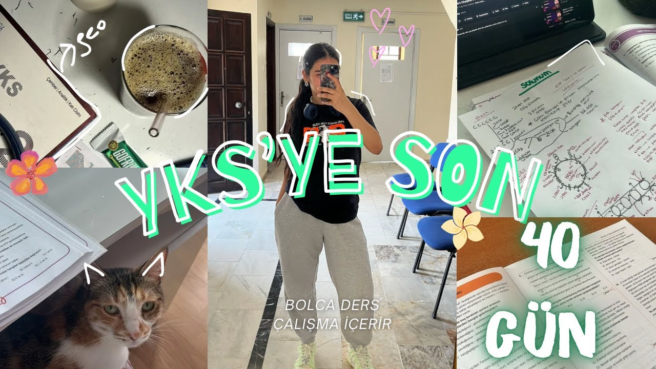 SON 40 GÜN 🌠YKS DERS ÇALIŞMA GÜNLÜĞÜM BİTSİN ARTIK BU ÇİLE #yks2025