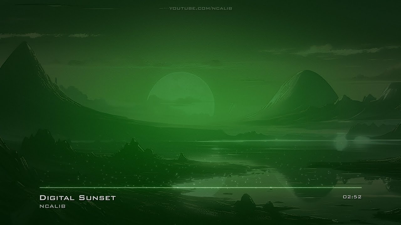 Digital Sunset #Synthwave #CinematicCalm  No Copyright Music