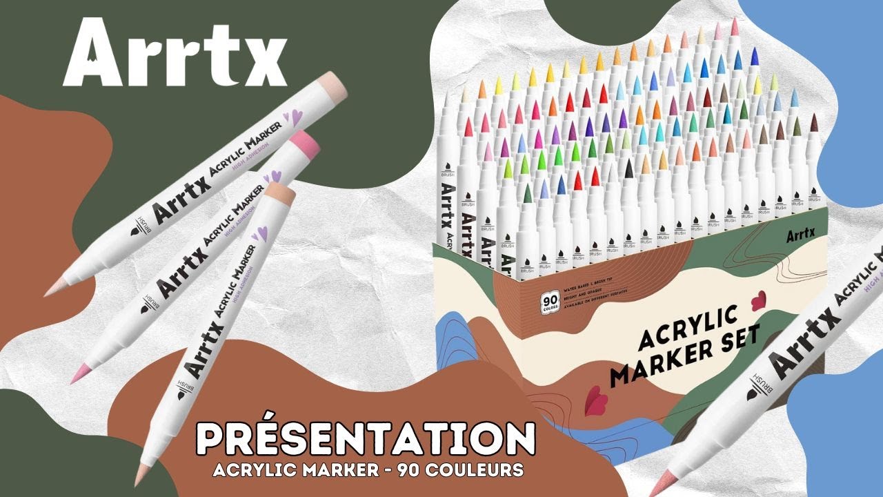 ARRTX - Acrylic Marker - 90 couleurs
