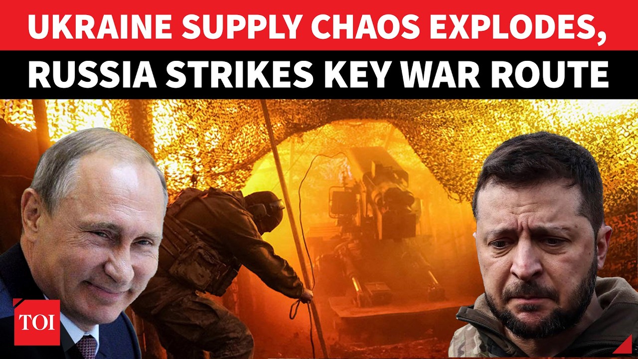 'WAR ROUTES UNDER HEAVY FIRE': Russia Unleashes Devastating Strikes On Ukraine Supply Network