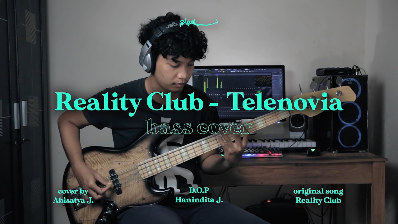 Reality Club - Telenovia (Bass Cover) // Custom-made Jazz Bass