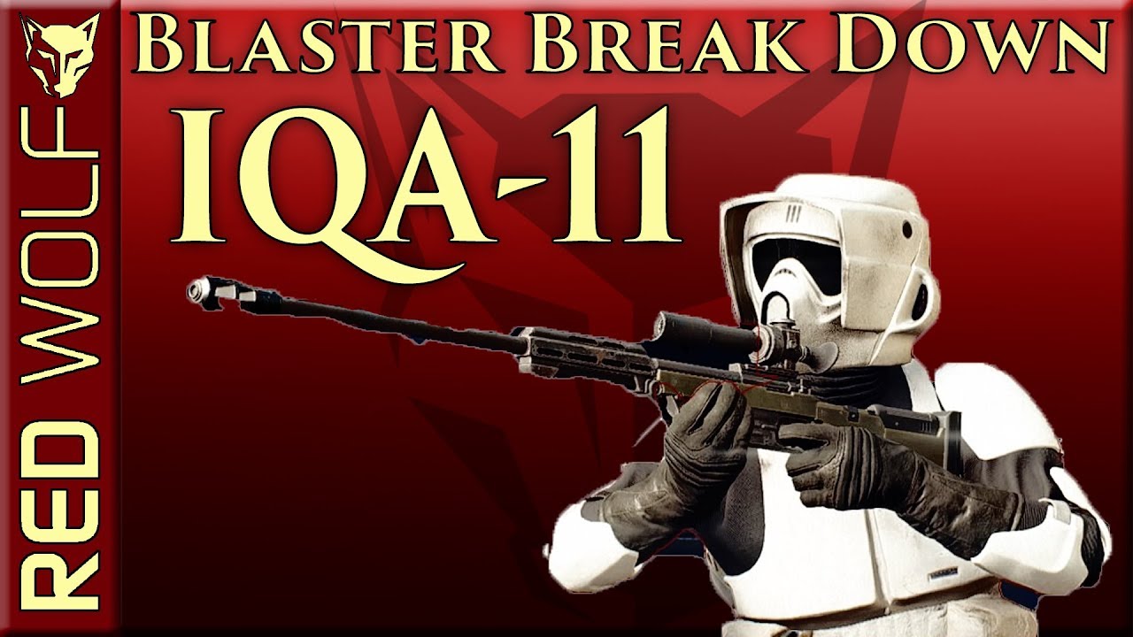Star Wars Battlefront 2 - IQA-11 The Reliable  Sniper - Blaster Break Down