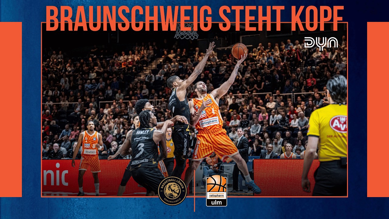 Highlights: Basketball L&ouml;wen Braunschweig - Ratiopharm Ulm | easyCredit BBL | Dyn Basketball