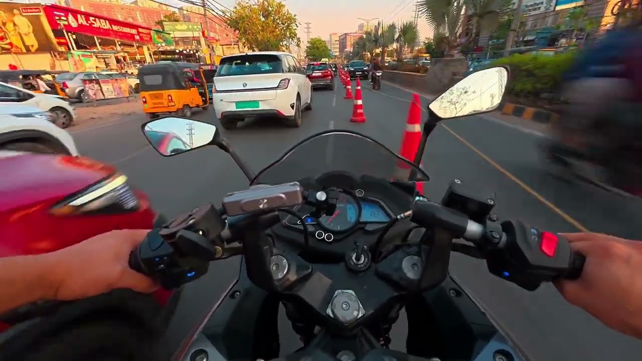 Evening Ride To Office | Traffic Filtering | RS 200