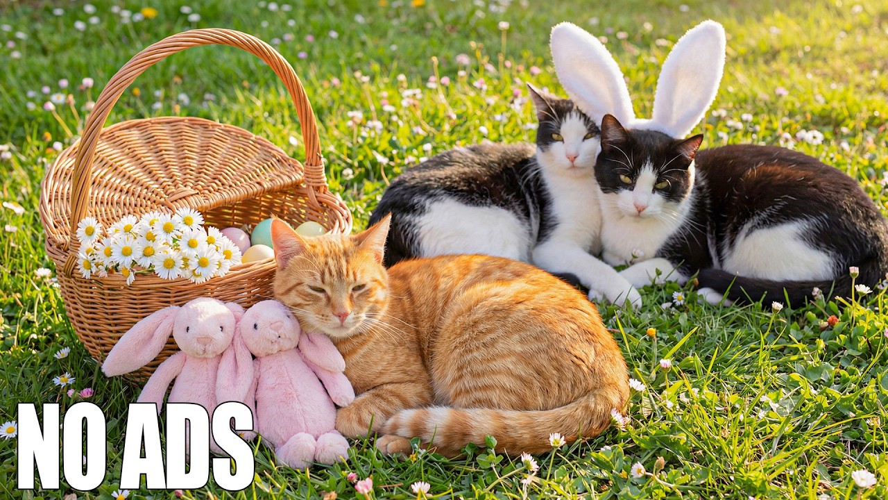 Исцеляющая музыка для кошек 😻 Нежный релакс: лучше спать & чувствовать спокойствие и безопасность 🎵