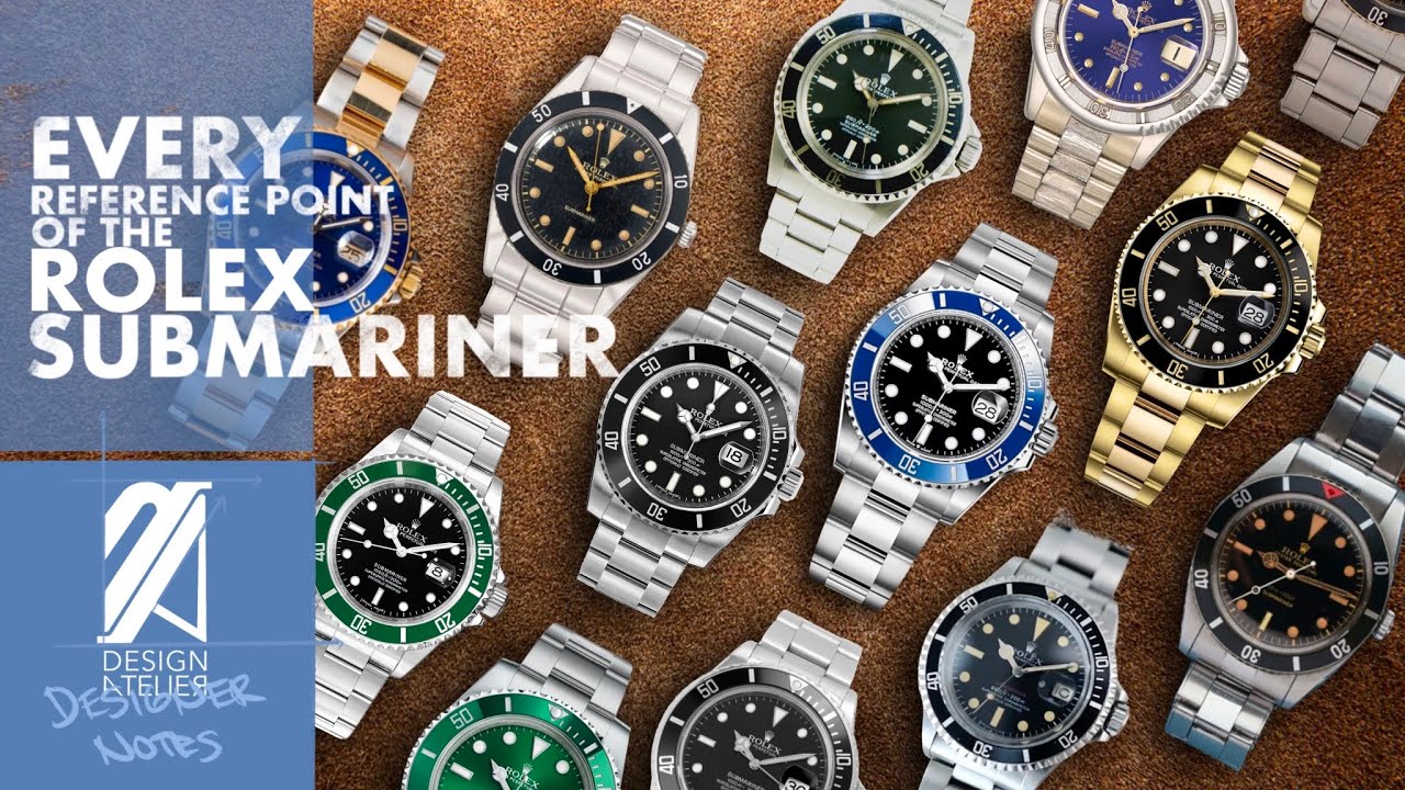 Все ориентиры часов Rolex Submariner (с 1953 по 2020 год)