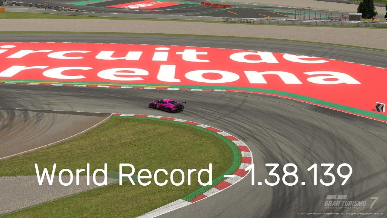 GT7 GR.3 Circuit de Barcelona-Catalunya World Record | 1.38.139