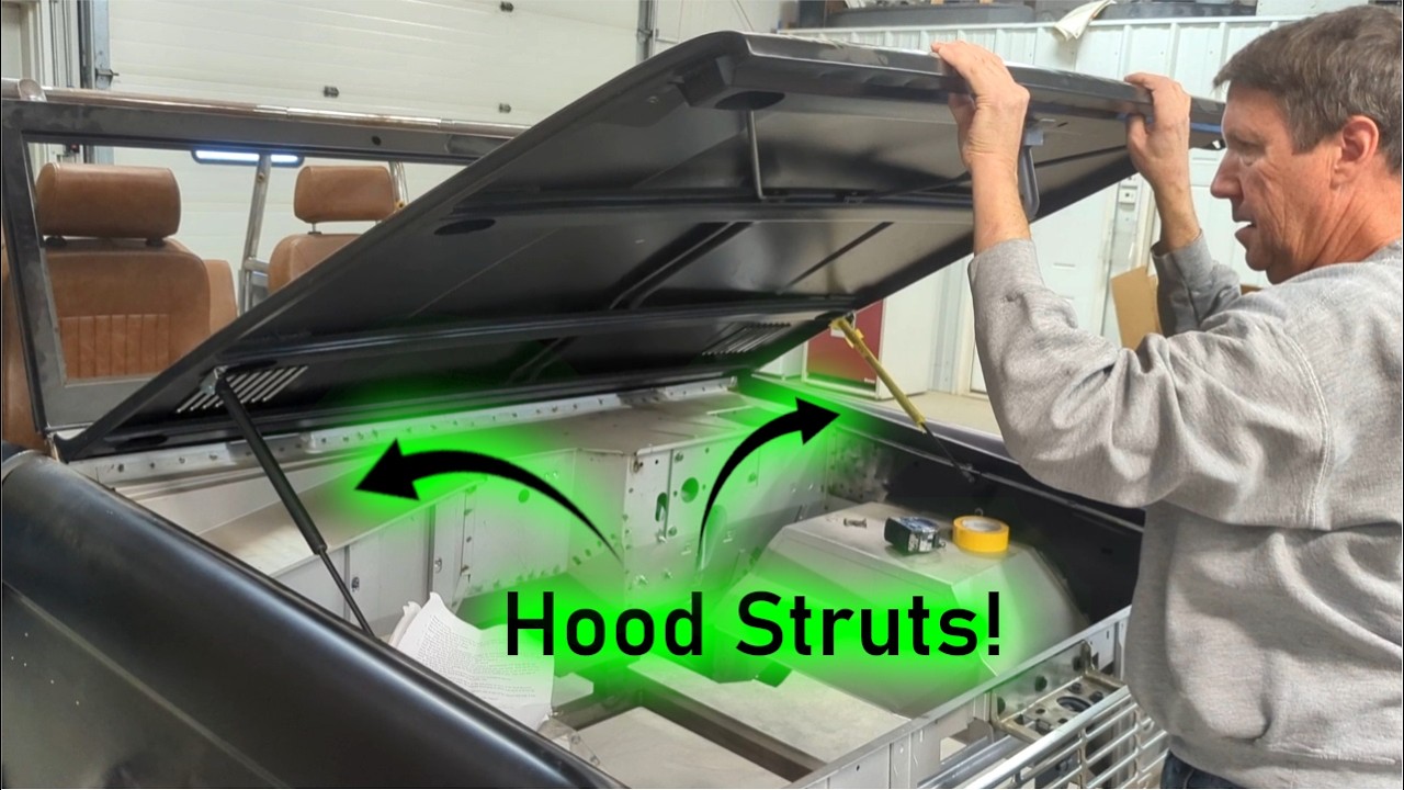 Installing Hood Struts on an Early Ford Bronco (1966-1977)