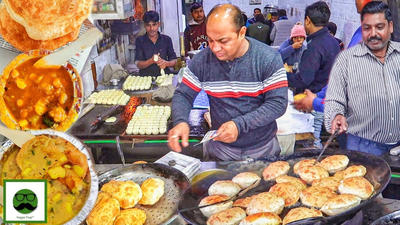 Desi Haryanvi Breakfast In Ambala Cantt | Veggiepaaji | Indian Street Food