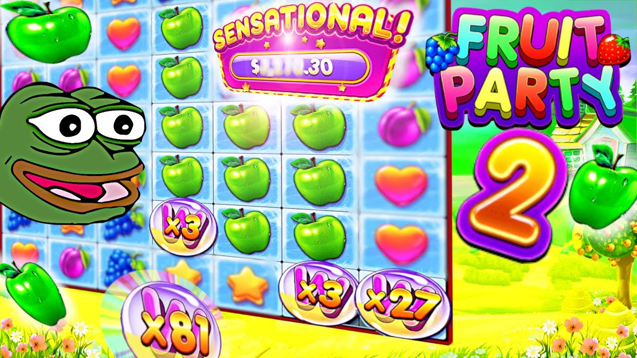 HUGE 1000x FRUIT PARTY 2 Bonus Buy WIN on Day of Release!! | (RAW)