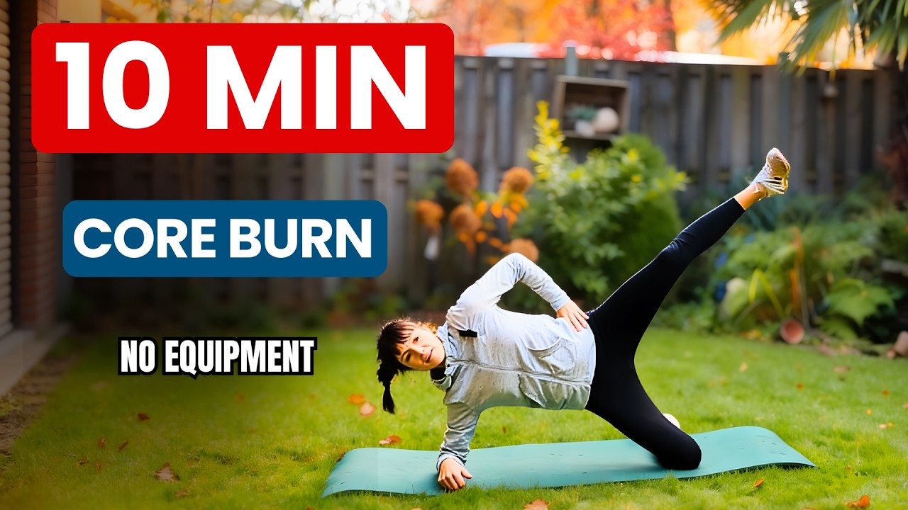 10 Minute Pilates Abs Tabata | Core Workout for Busy Moms