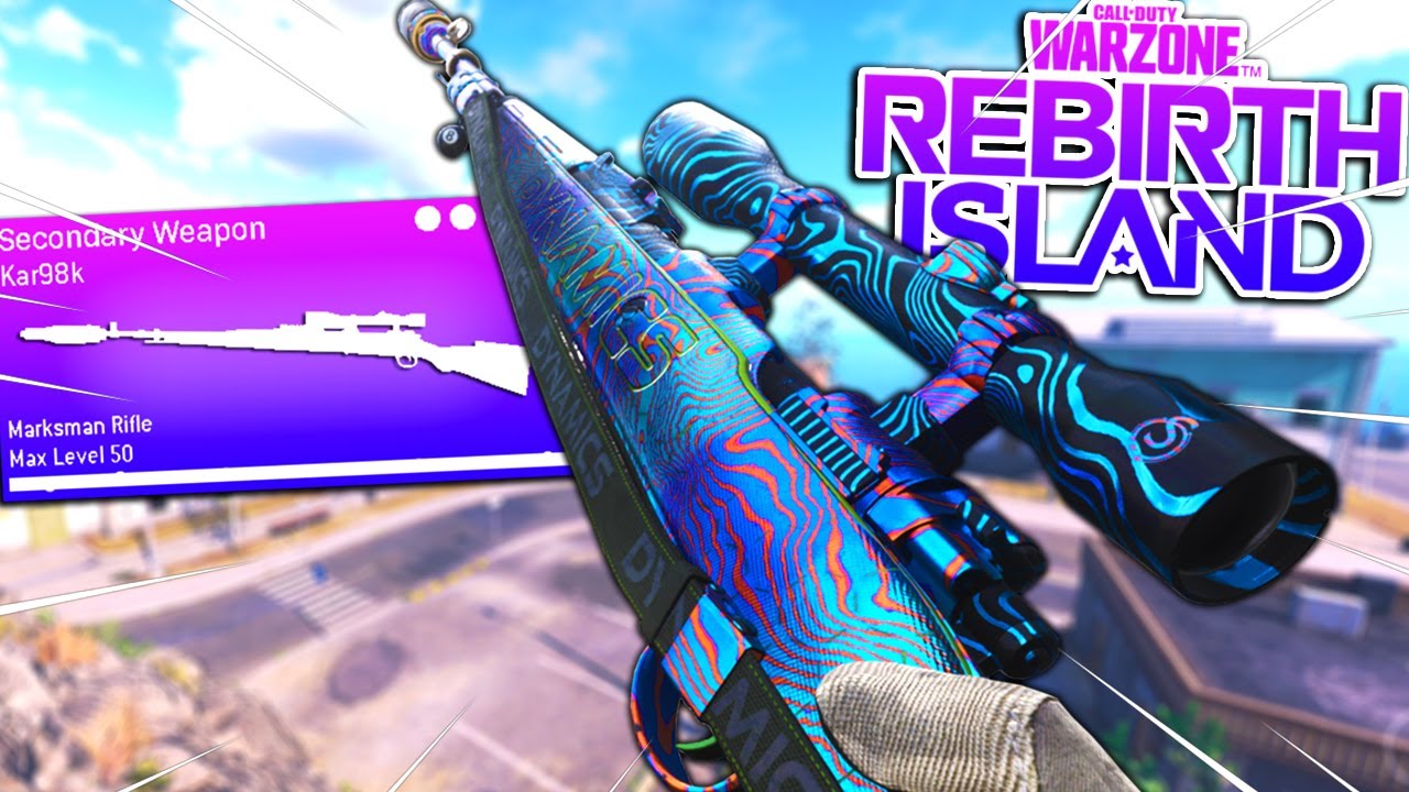 I Finally Tried Sniping on Rebirth Island! - *Best Kar98k Setup* (Vanguard - Warzone)