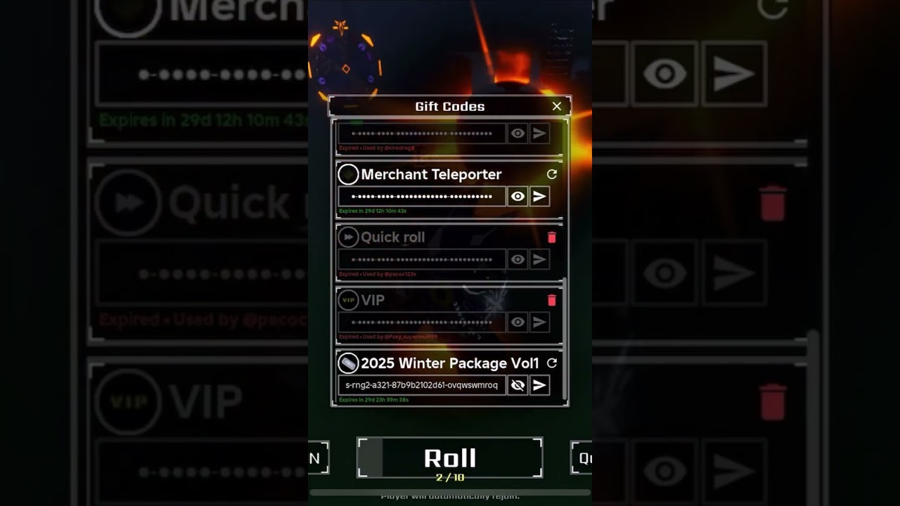sols rng free code get quick