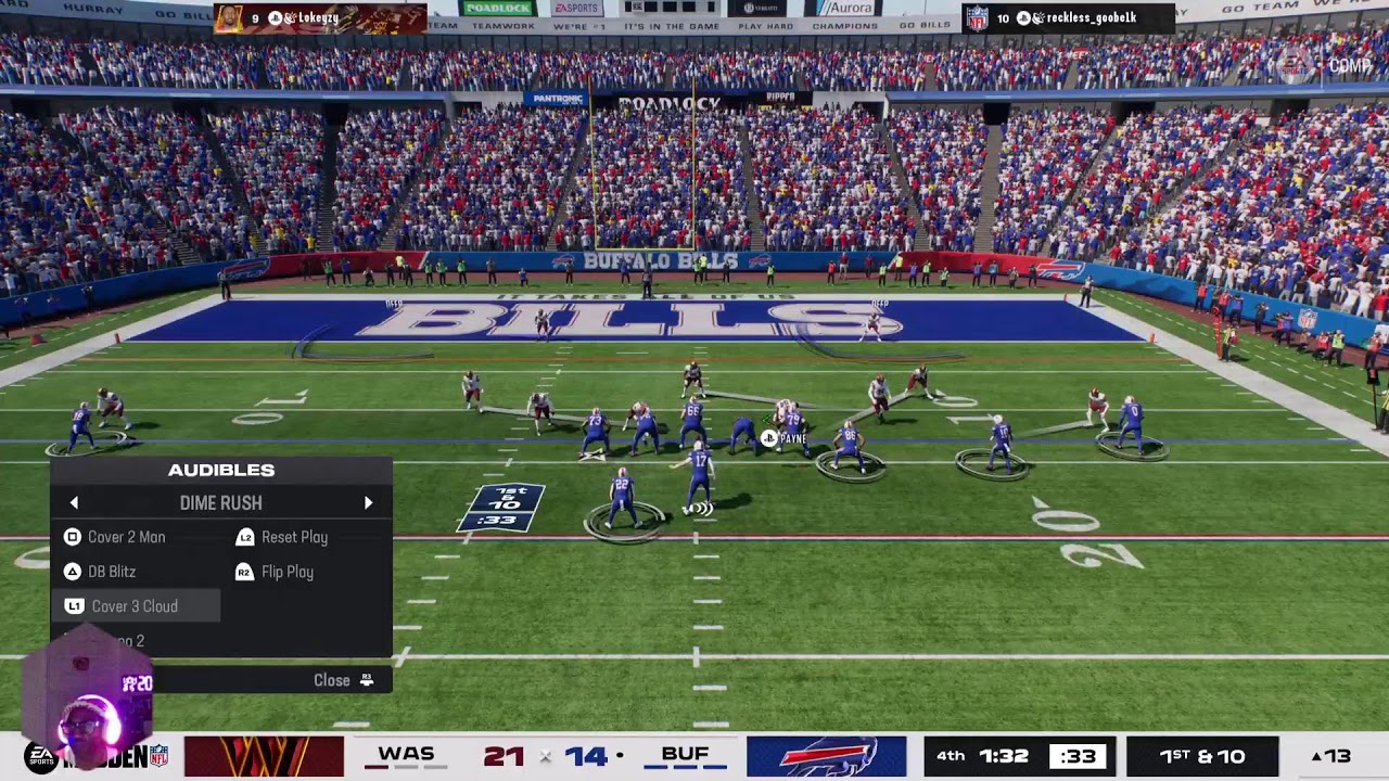 Madden26 Washington_Commanders MondayNightLights 😆😆🌍 2/16/2026