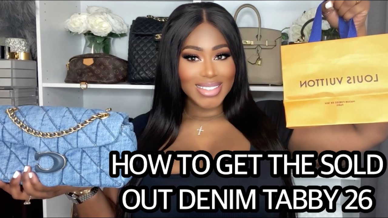 SOLD OUT COACH DENIM TABBY 26 - HOW TO BUY IT NOW AND REVIEW!!!