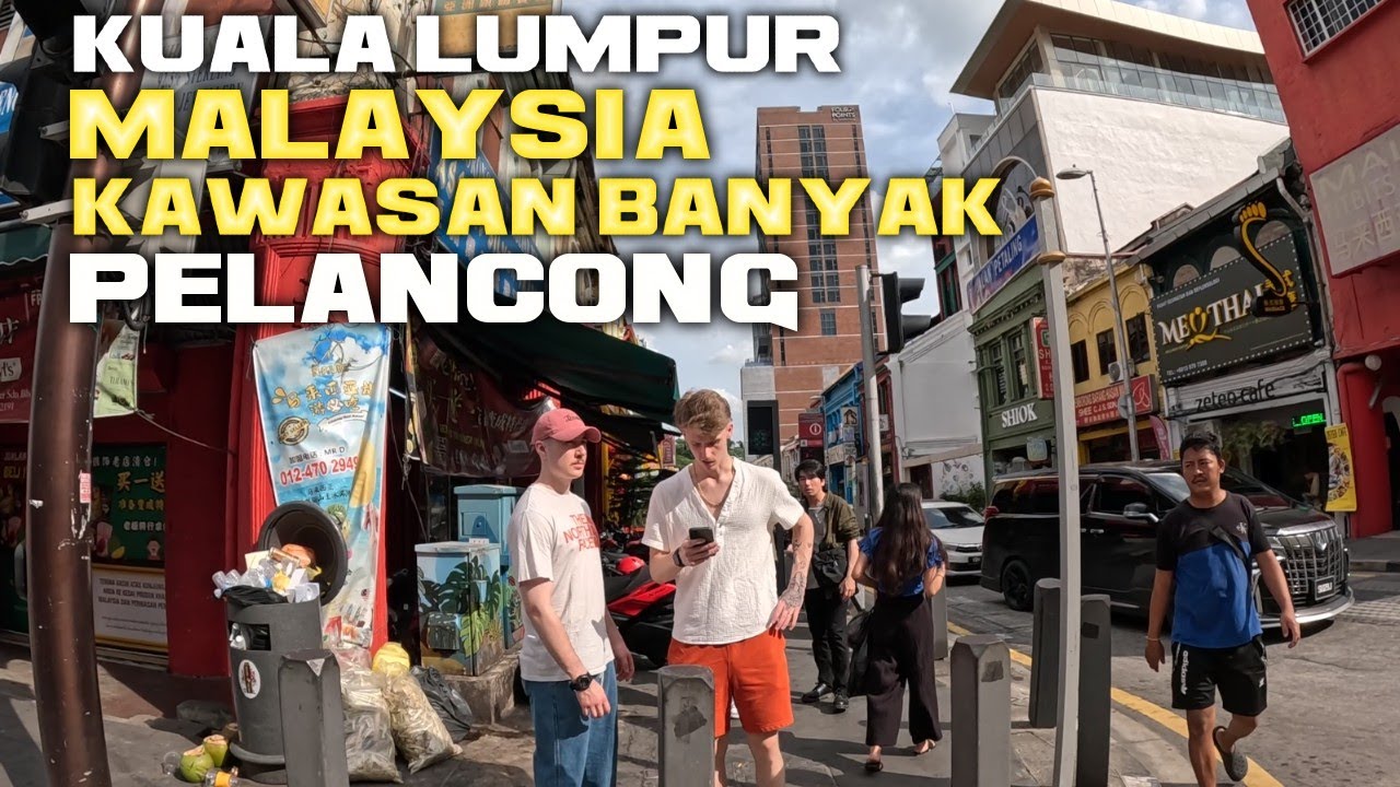 KUALA LUMPUR MALAYSIA SUASANA KAWASAN PELANCONGAN PETALING STRET DAN LORONG LORONG TEMPAT poto