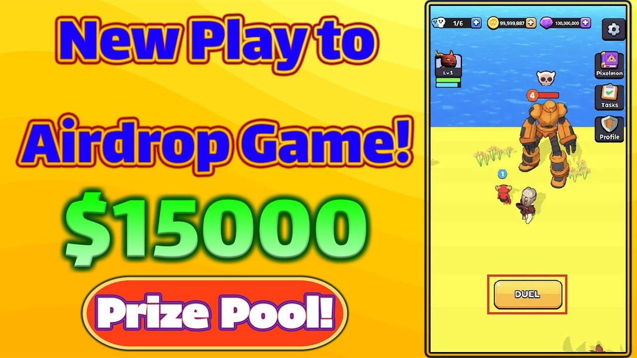 New Free to Play to Airdrop game! Pixelmon! 3 weeks event with $15000 Prize Pool!