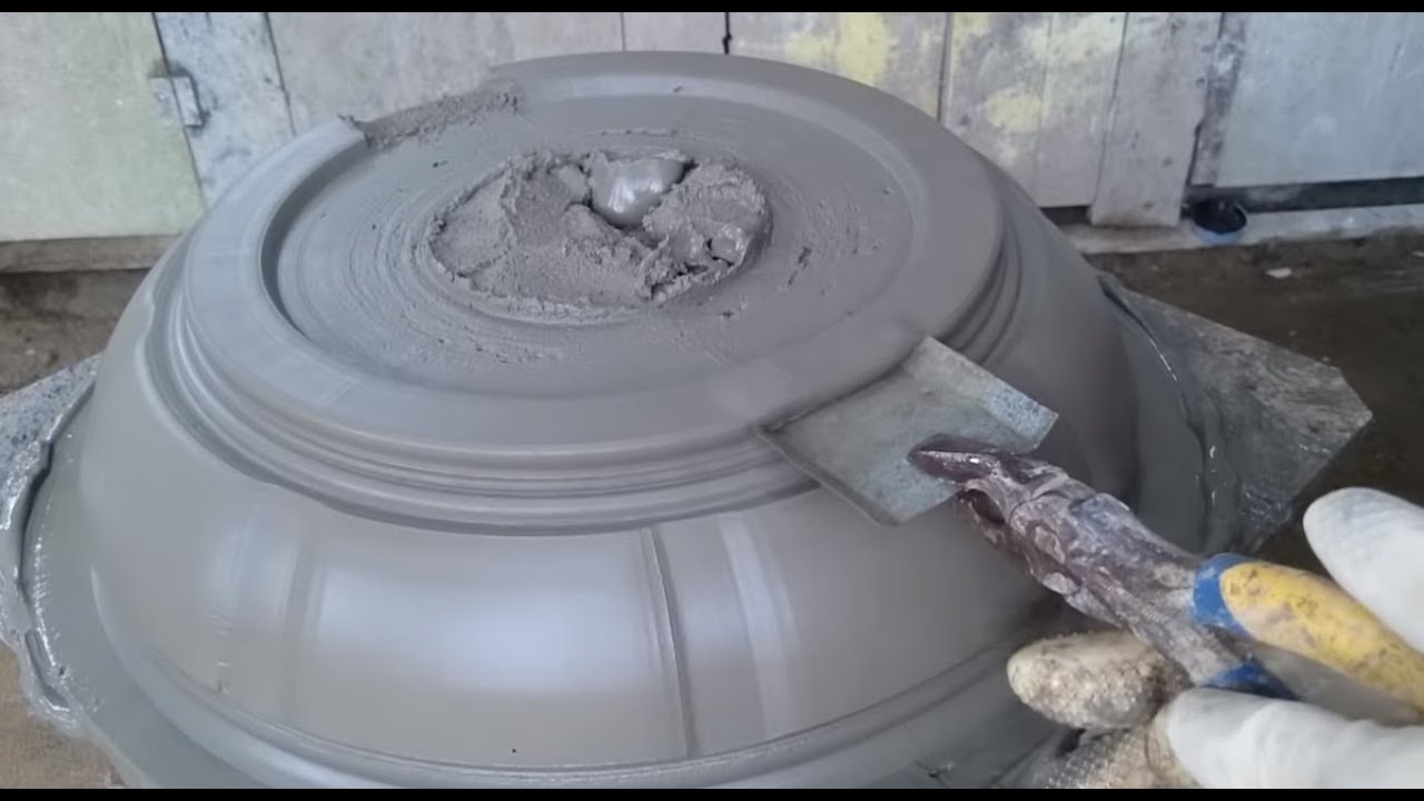 [Engsub] Как сделать цементный бонсайский горшок / Bagaimana membuat bonsai pot