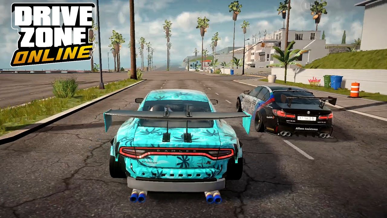 DODGE CHARGER HELLCAT VS BMW M5 - DRIVE ZONE ONLINE
