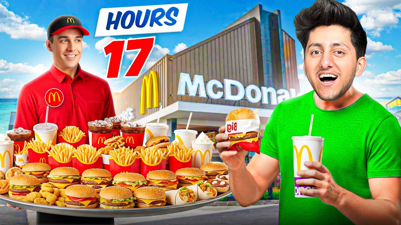 Buying the ENTIRE MENU at McDonald&rsquo;s!! (Impossible Food Challenge)&rdquo;