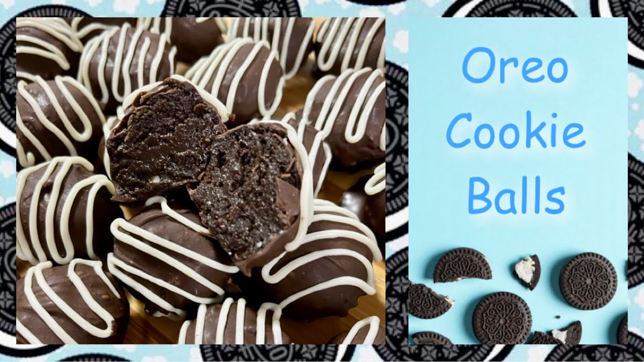 No Bake Oreo Cookie Balls ✨🖤🤍✨