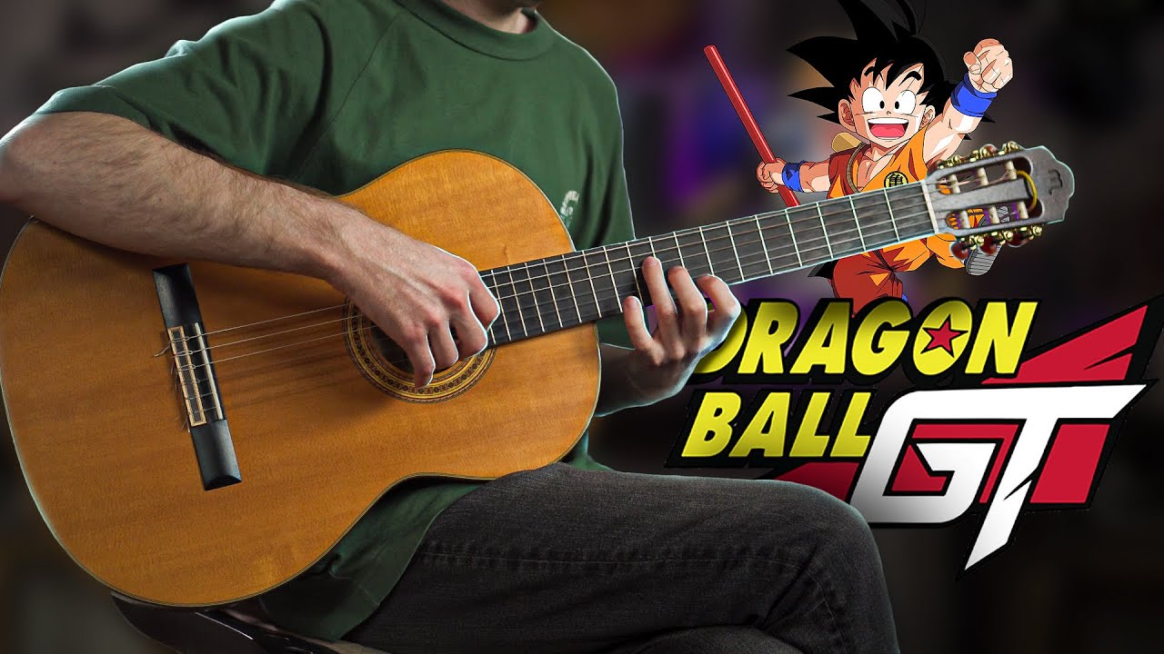 Dragon Ball GT OP - Dan Dan Kokoro Hikareteku (фингерстайл гитарный кавер) Табы/Ноты