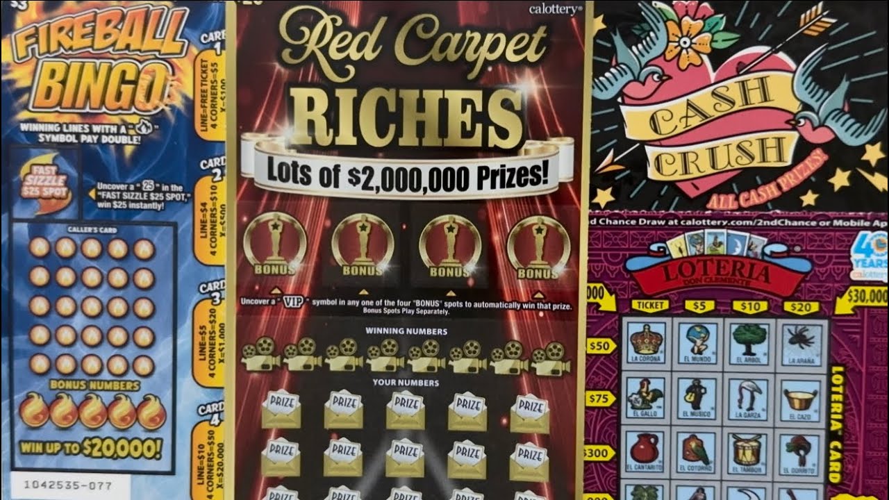 Bogactwo na czerwonym dywanie!! Loteria!! Bingo Fireball!! Zgarnięcie got&oacute;wki!! 