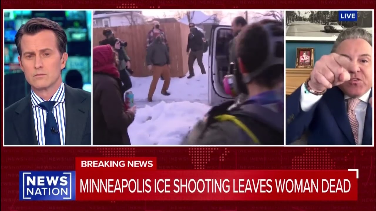 ICE Claims Self Defense in Fatal Shooting in MN   News Nation   01 07 26