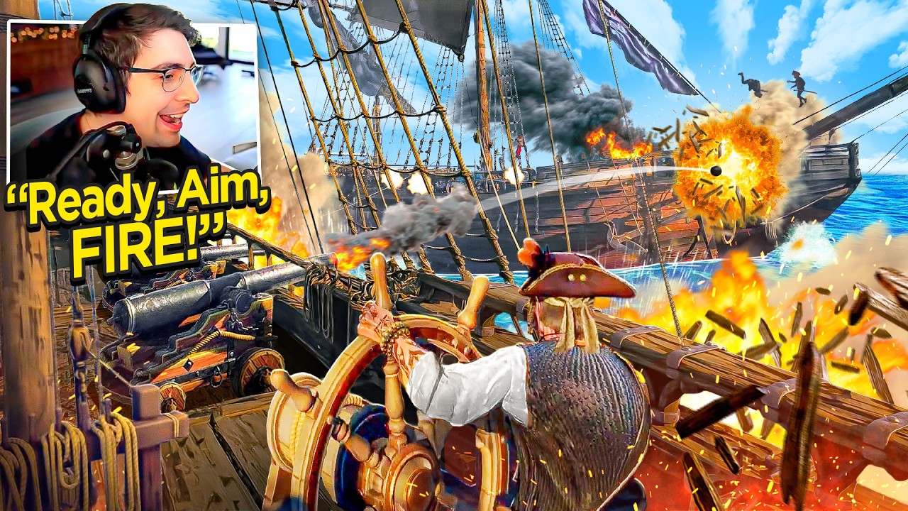 SHIP COMBAT IN WINDROSE IS AWESOME !!