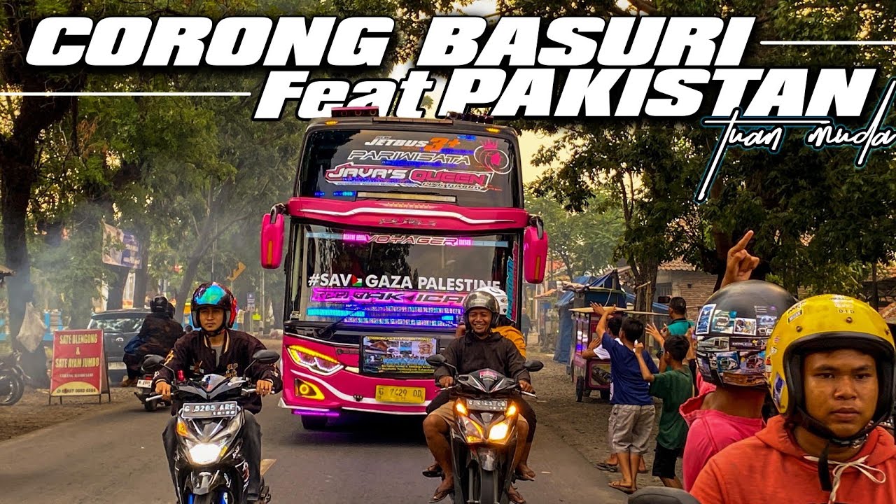 Klakson Telolet Basuri+Pakistan terbaru bus Aneka Bintang "Java'sQueen"