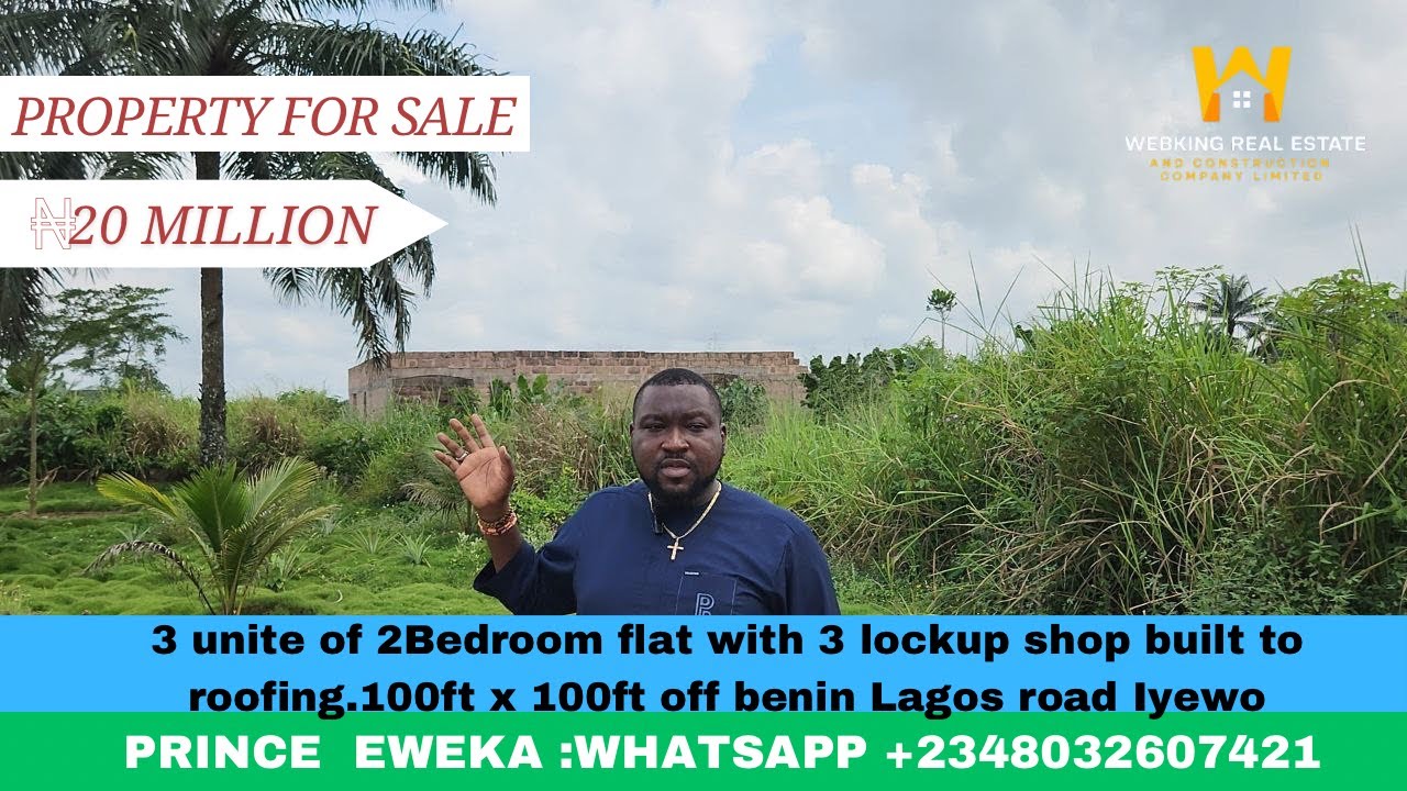 HOUSE FOR SALE OFF BENIN LAGOS ROAD BENIN CITY EDO STATE NIGERIA