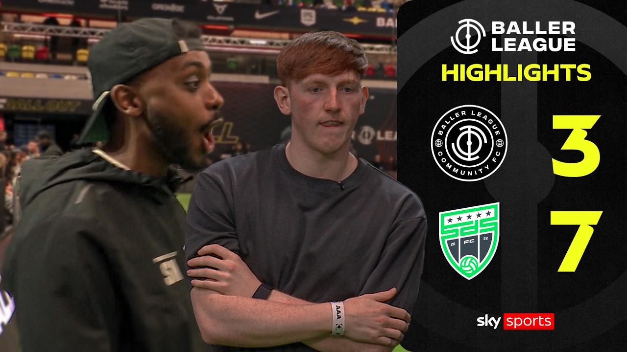 Ginge steps in as INTERIM COACH against SDS 😂 | Community FC 3-7 SDS FC | Baller League Highlights