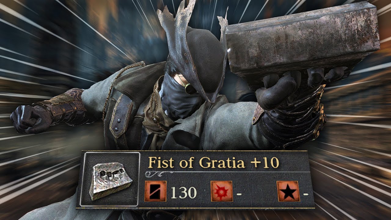 Can I beat Bloodborne with the WORST Weapon?
