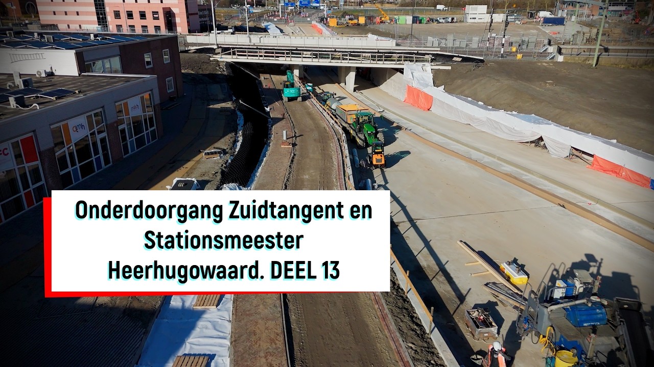 Onderdoorgang Zuidtangent en Stationsmeester Heerhugowaard. DEEL 13
