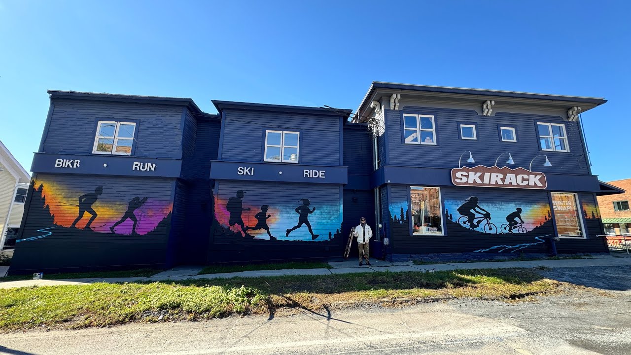 Skirack Building Mural Installation