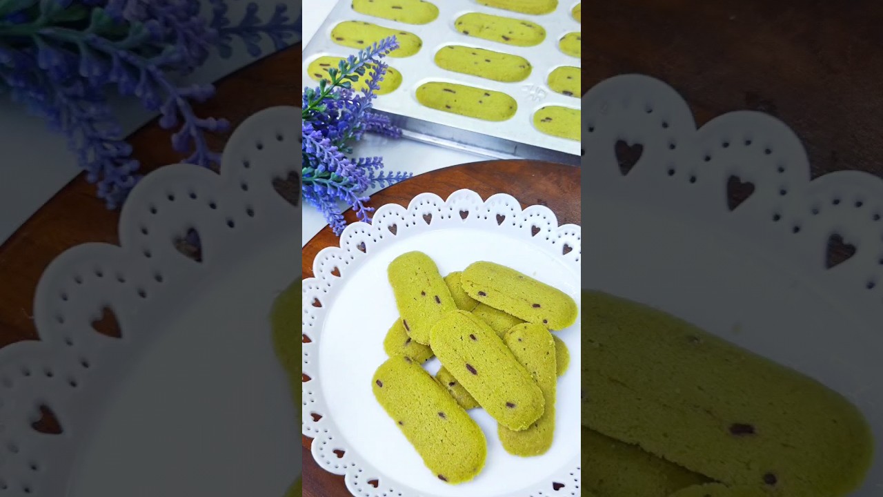 RESEP LIDAH KUCING rasa MATCHA ❤️, versi lengkap & santai + detail resep ada di video panjang ya 🥰