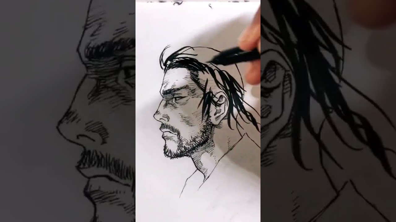 How to Draw Inking Hair like Inoue Takehiko of Vagabond