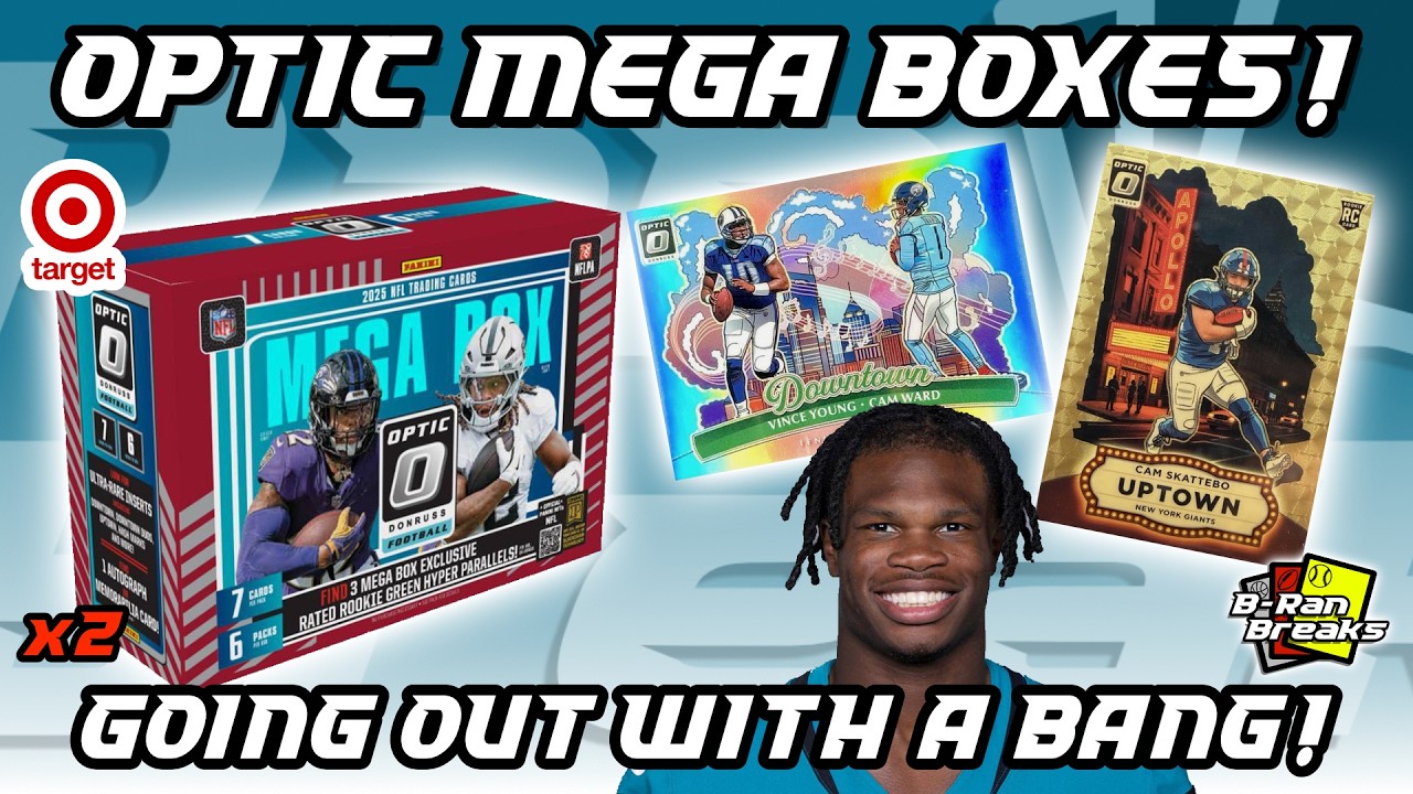 HUGE PULL! 🤯 LAST OPTIC RIP? Target 2025 Donruss Optic Football Mega Boxes! GOING OUT WITH A BANG!