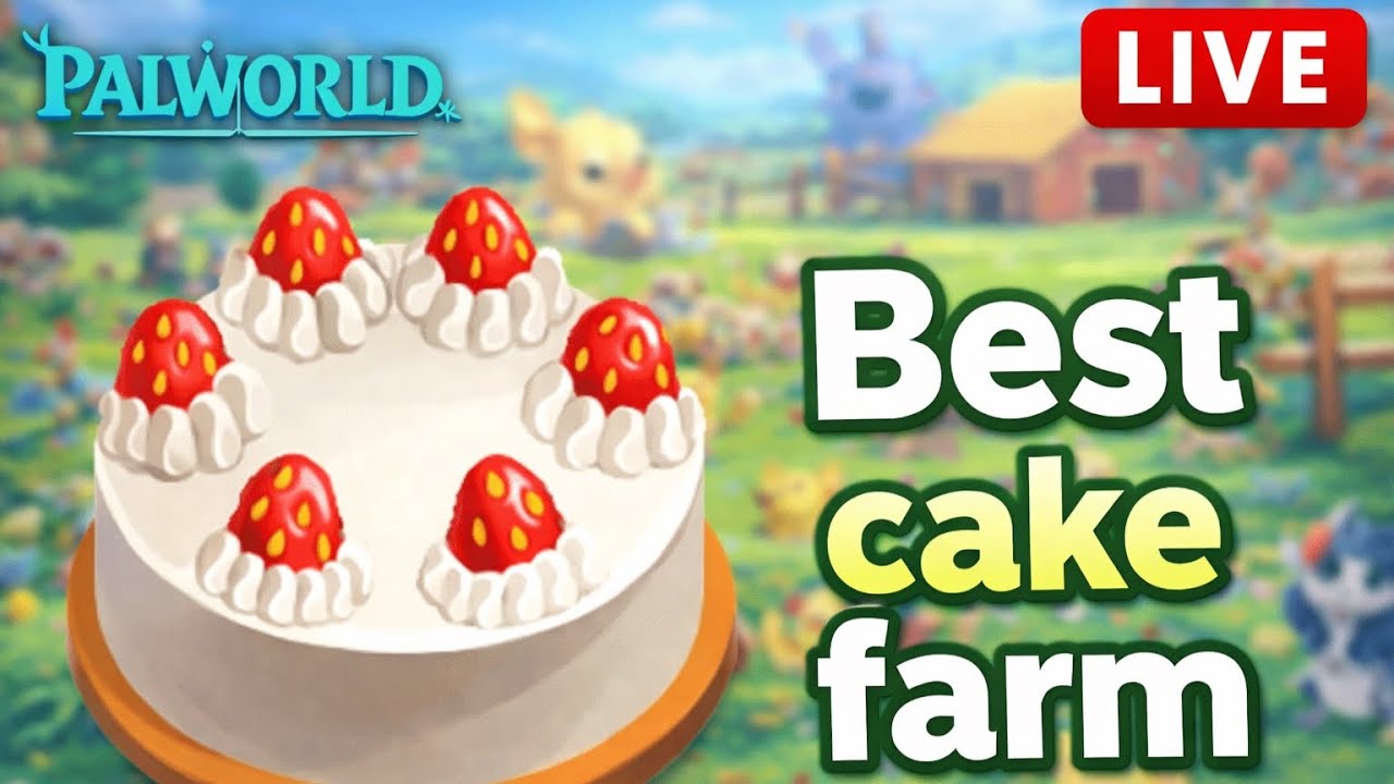 🔴 AFK Cake Farm LIVE 🔥 Unlimited Cakes with Best Pals | Palworld