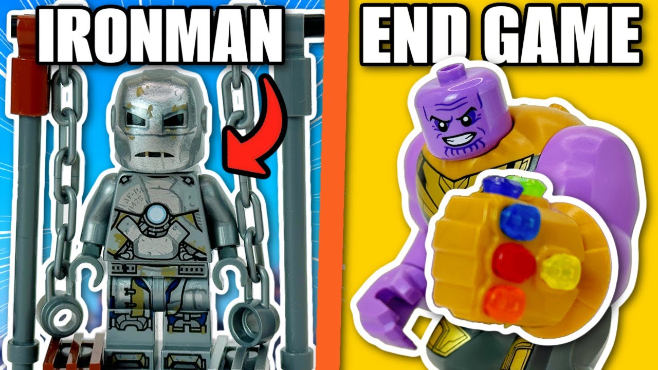 Соберите ВСЕ ФИЛЬМЫ MARVEL из LEGO!