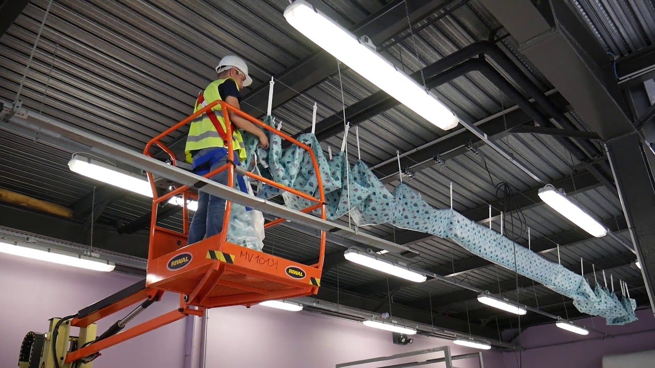 Tutorial for fabric duct installation on cables
