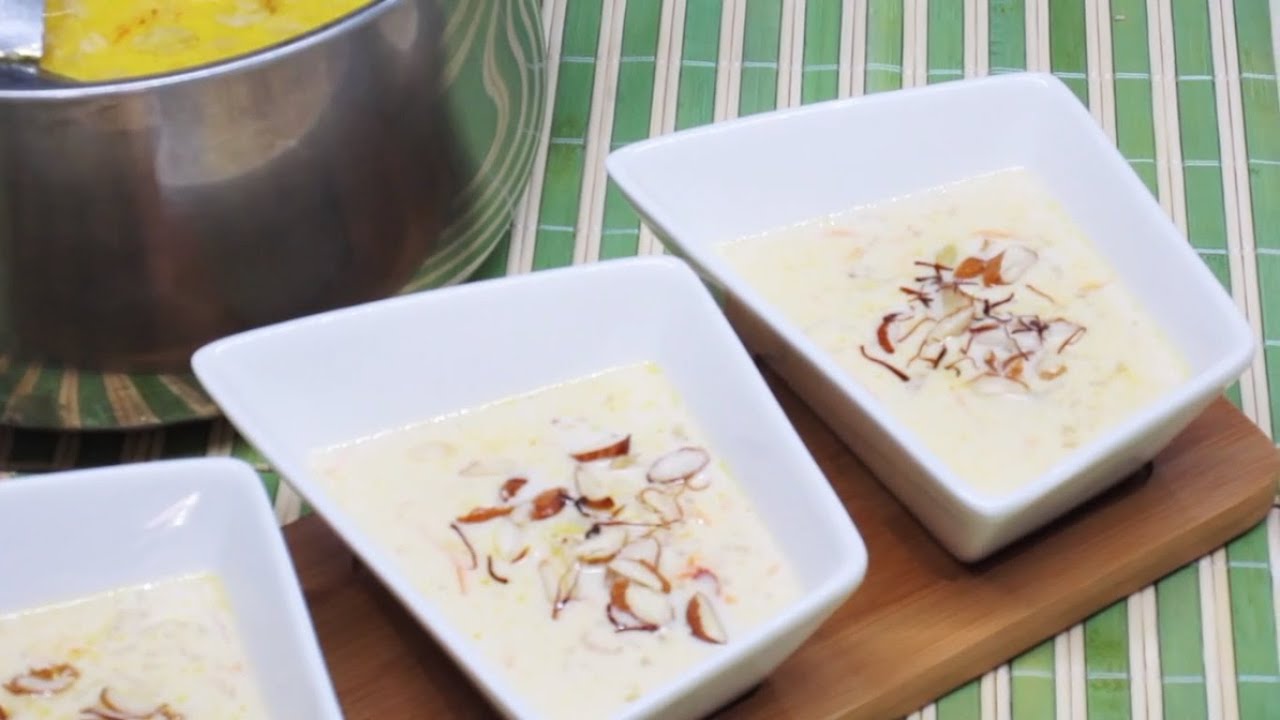 Kheer-Arroz con leche de la India