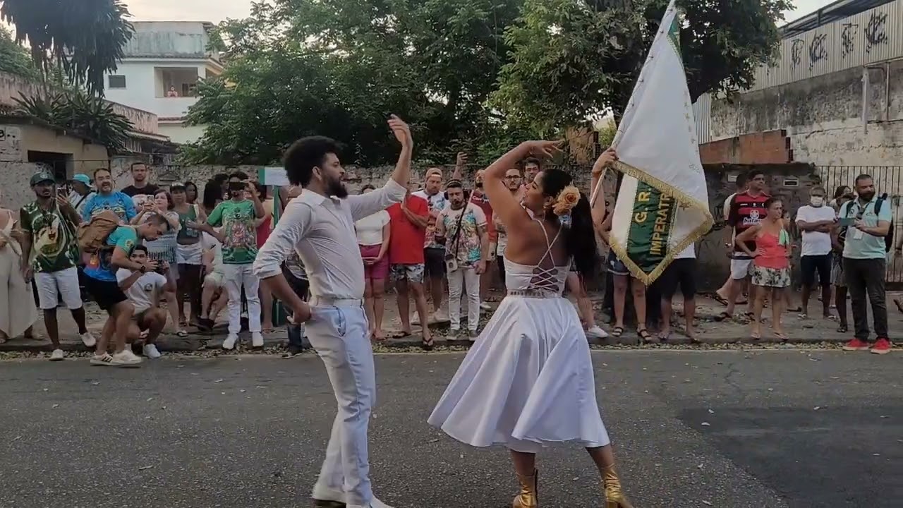 IMPERATRIZ 2024 | 1º CASAL DE MESTRE-SALA E PORTA-BANDEIRA NO ENSAIO DE RUA (12/11/23)