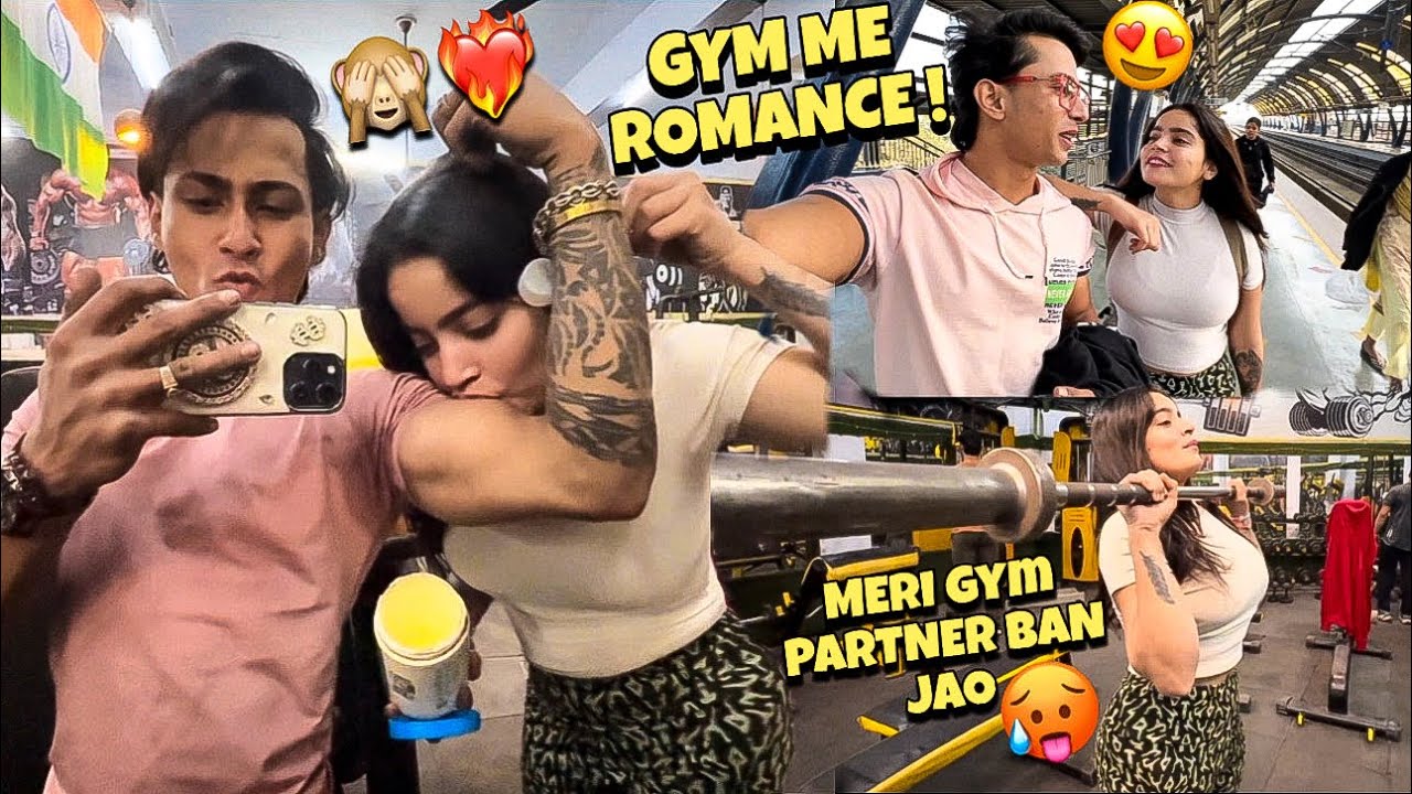 Pehli Bar Workout Itni Romantic Chali Gayi😍❤️‍🔥|| Going Gym With Her🥵