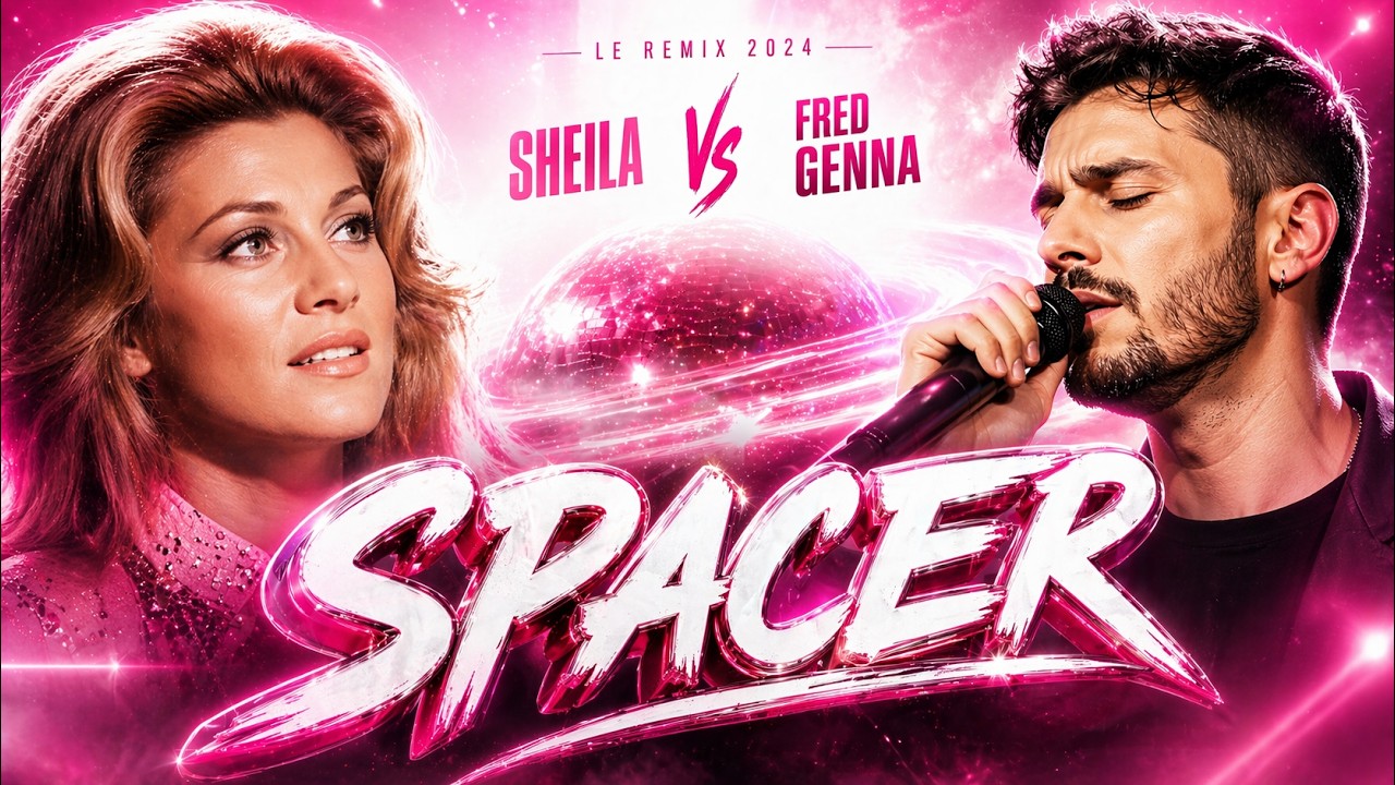 Sheila Vs Fred Genna - Spacer Dance Music - Clip 4k - #ia #ai #80s #80smusic #70s #dancemusic #dj