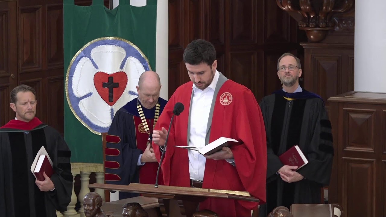 Beeson Divinity School Convocation, Tom Fuller Preaching